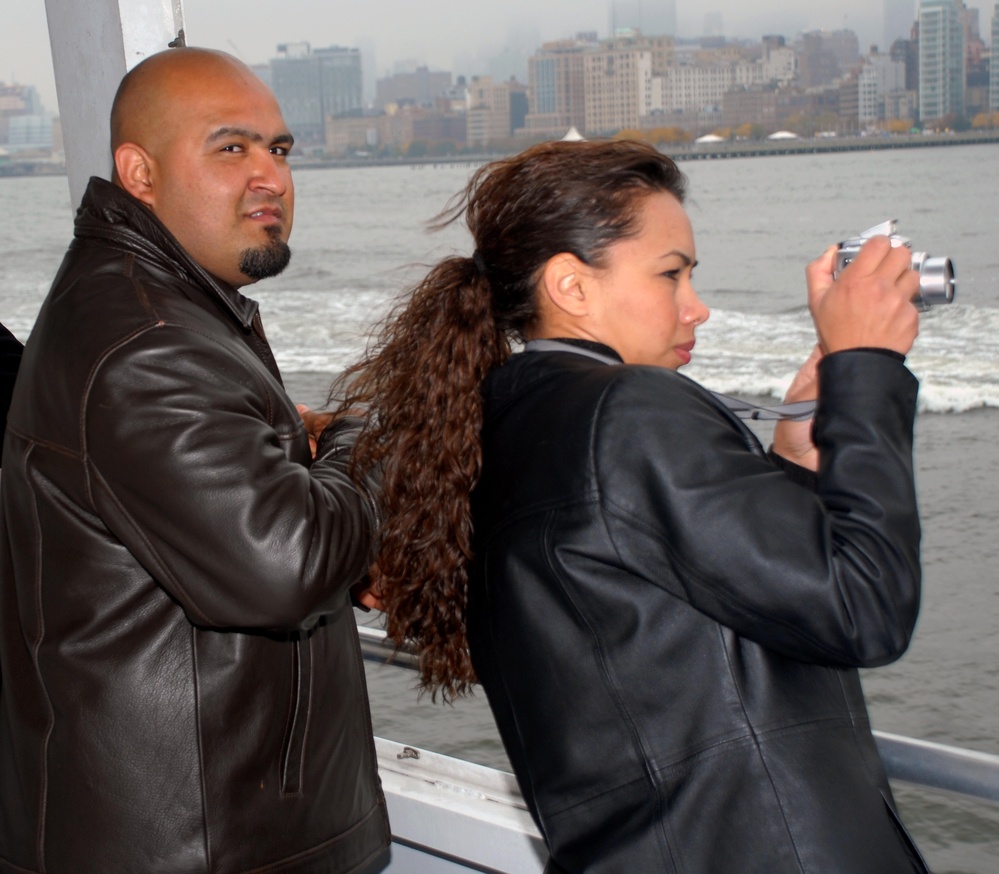 Wounded Warrior Couple Enjoys NYC Skyline