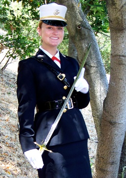 Midshipman Reisinger Honored with Mameluke Sword
