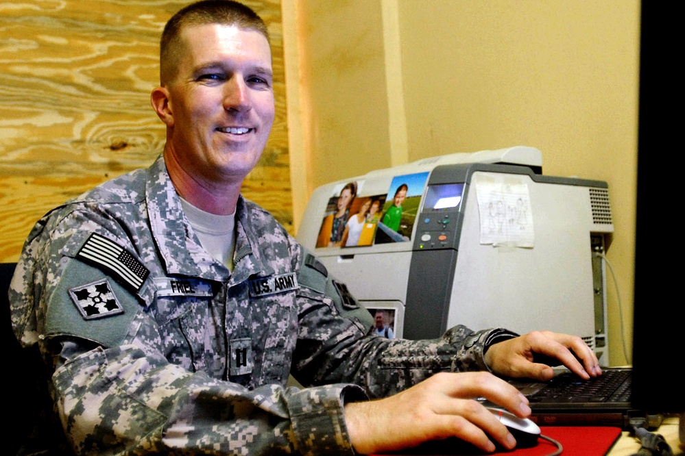 Army Captain Leads Support Battalion in Baghdad