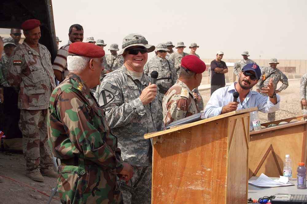 U.S. and Iraqi Soldiers Face Off in Soccer Match to Strengthen Partnership