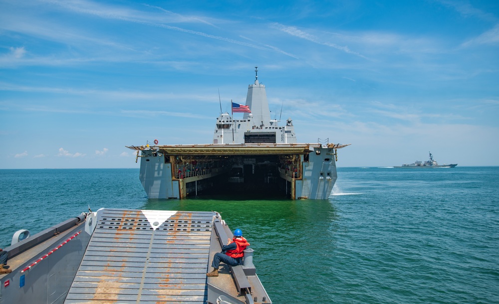 USS New York Amphibious Assault Demonstration