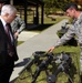 Defense Secretary Gates Receives Sniper Weapons Briefing at Fort Bragg