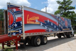 Louisiana National Guard Deploys New Disaster Response Trailer