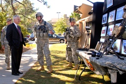 Defense Secretary Gates Visits Army Psychological Operations Unit at Fort Bragg