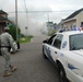 Louisiana National Guard, NOPD Respond to Vehicle Fire in New Orleans' Lower 9th Ward