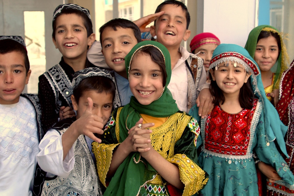 Afghan Students Celebrate New School Wing Opening in Kabul