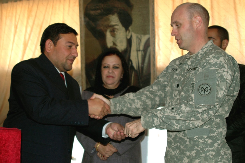 New York Army National Guard Officer Helps Open Wing of Girls' School in Kabul, Afghanistan