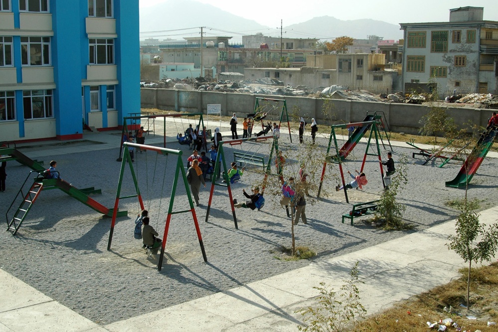 Tajwar Sultana Girls School Playground Offers Respite in Kabul