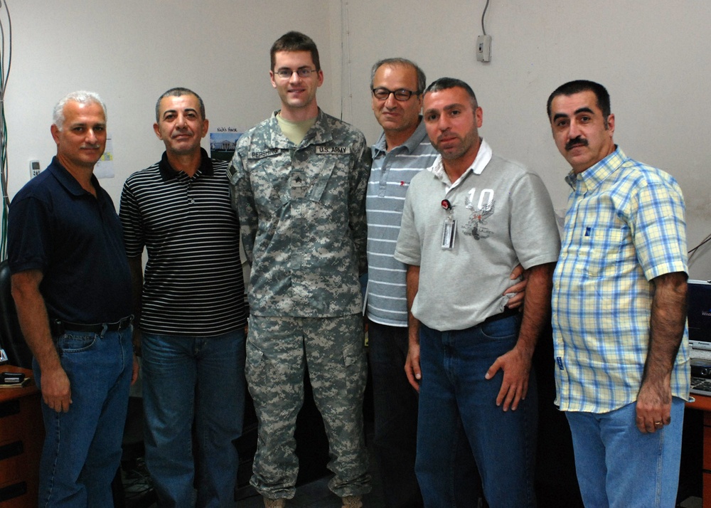 Iowa Soldier Leads Media Monitoring Team in Baghdad