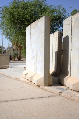 T-Walls Safeguard Multinational Division Center Headquarters in Iraq
