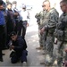 U.S. Soldiers Observe Iraqi Police Officer's Firearms Training in Baghdad
