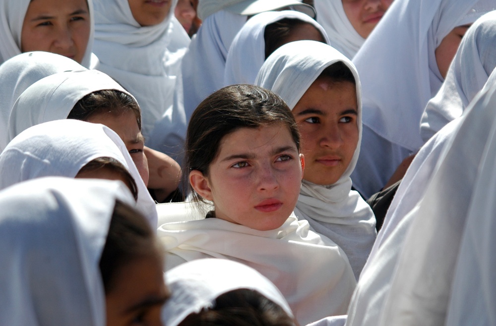 Afghan Children Receive Donated Supplies, Clothing