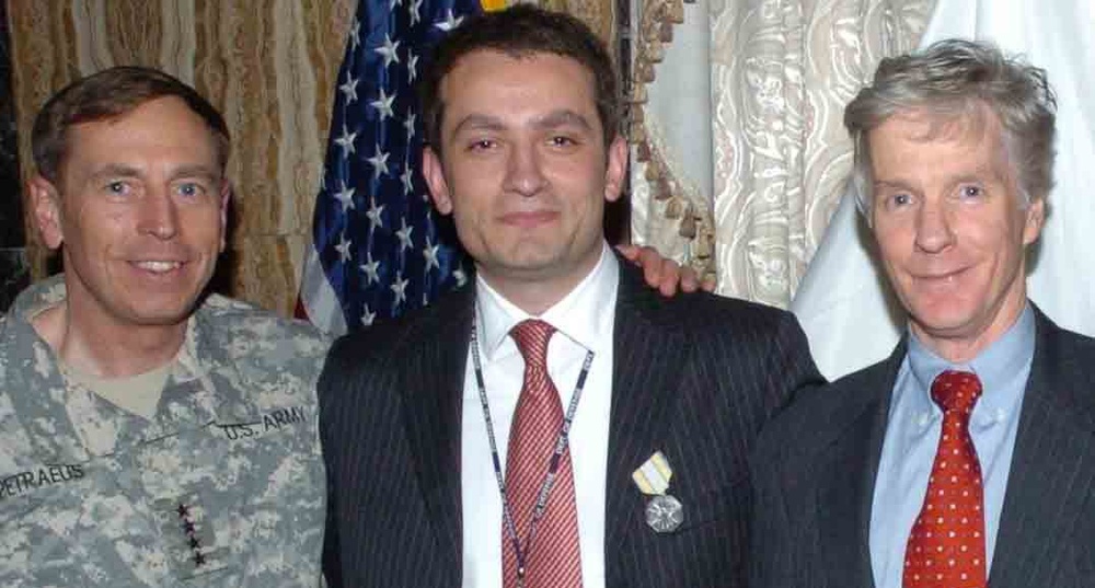 Bajraktari Honored for Civilian Service in Iraq