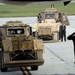 Air National Guard Airman Loads Army Excavator onto C-5 Galaxy at Charleston AFB