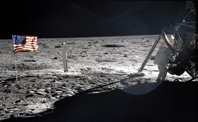 Armstrong Takes Historic First Steps on the Moon