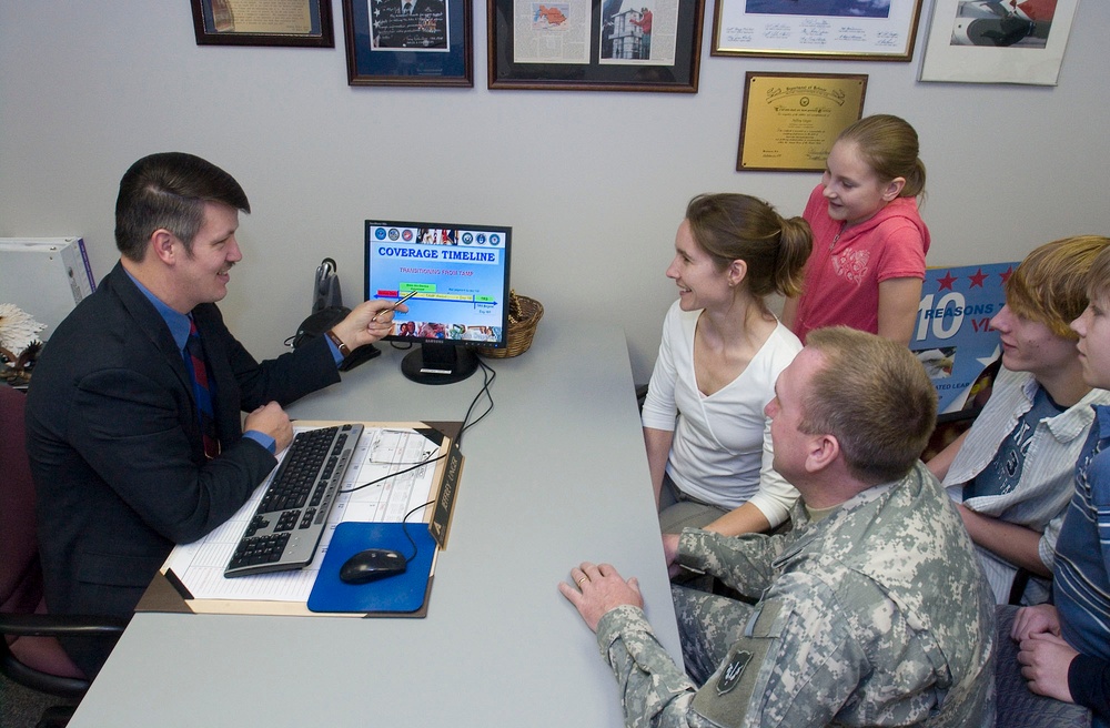 Wisconsin National Guard Advisor Counsels Military Family