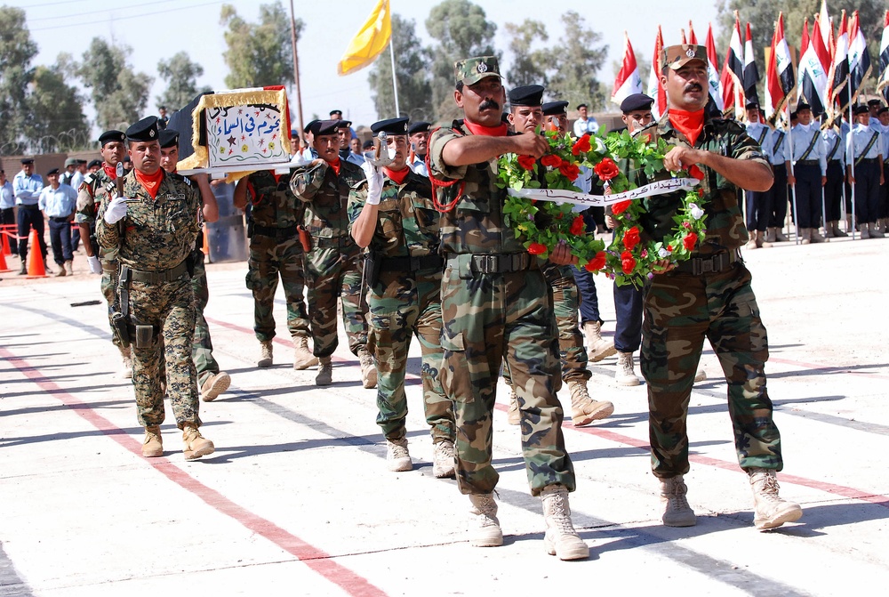 Kirkuk Police Academy Honors Fallen Comrades