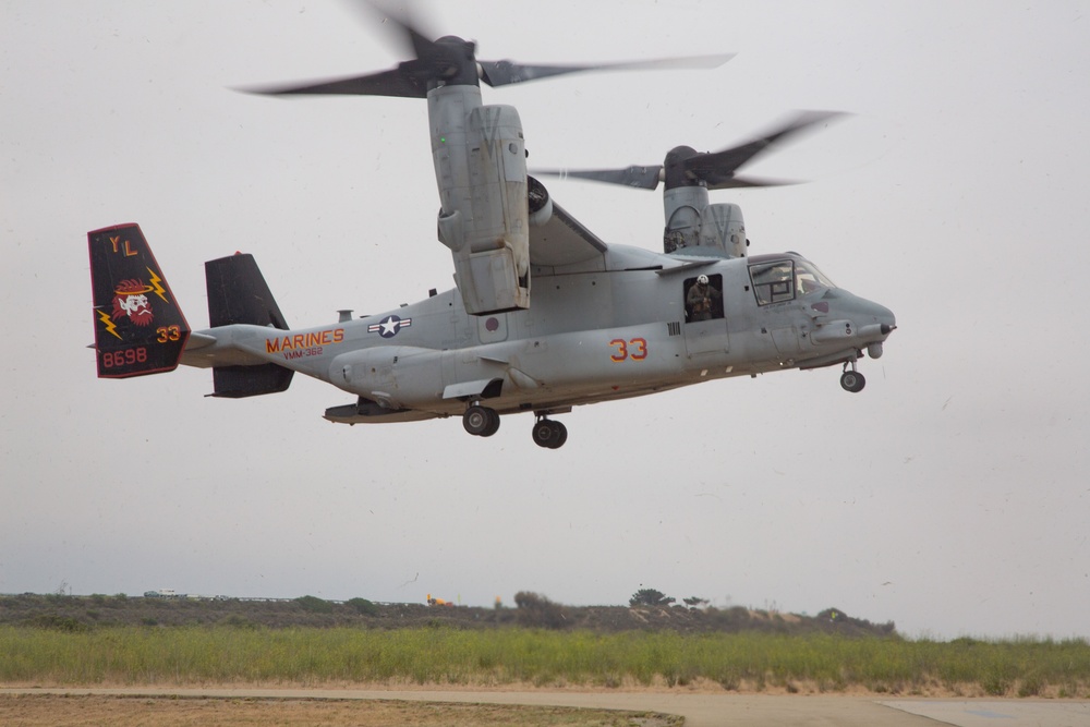 VMM-362 training flight