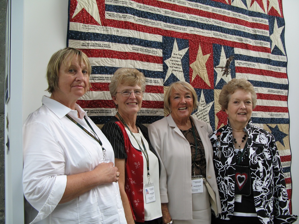 Military Women Honored with Patchwork Quilt at Memorial