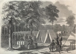 Union Soldiers Cast Absentee Ballots in 1864 Election