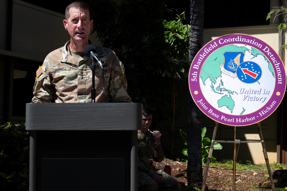 5th Battlefield Coordination Detachment conducts Change of Command Ceremony