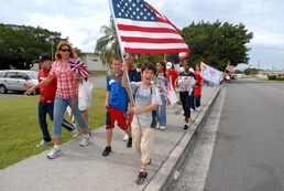 Okinawa Students Honor 9/11 with Freedom Walk on Kadena Air Base