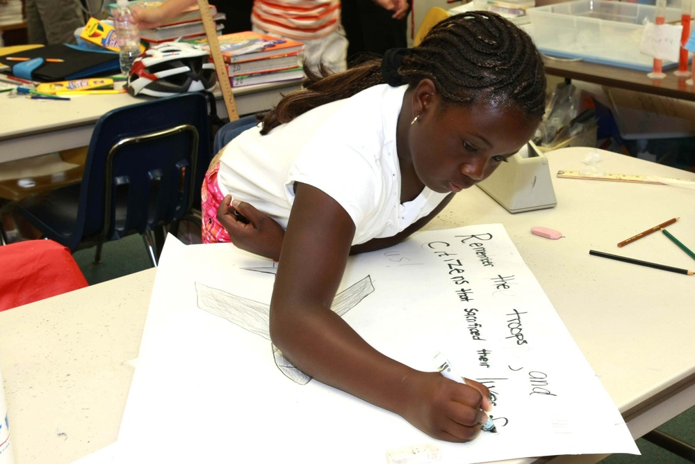 Okinawa Student Honors 9/11 with School Freedom Walk
