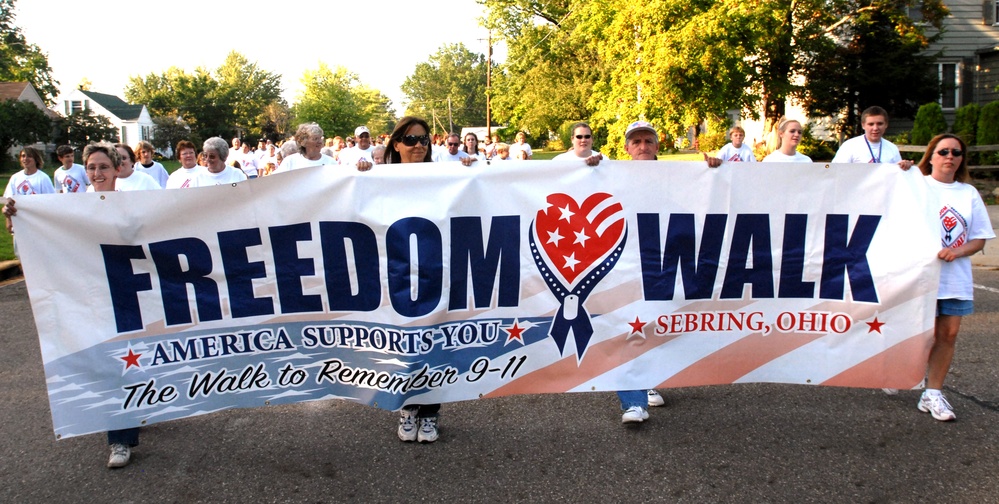 Sebring, Ohio, Residents Honor 9/11 with Freedom Walk