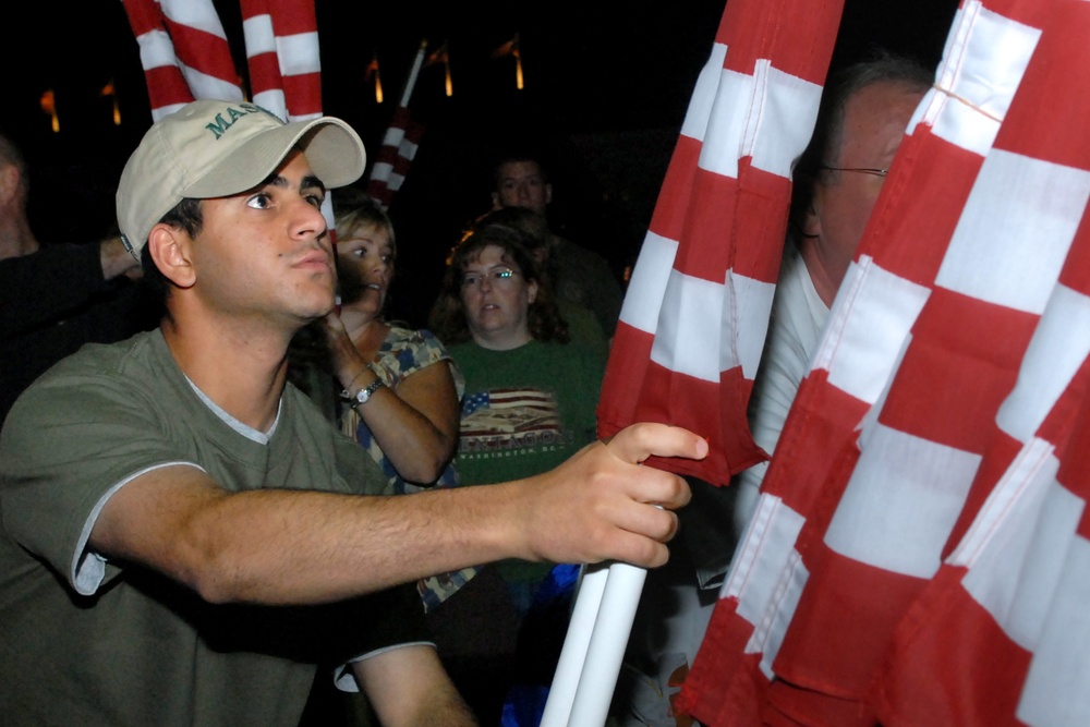 National Guard Soldier Participates in 9/11 Flag Dedication at Pentagon
