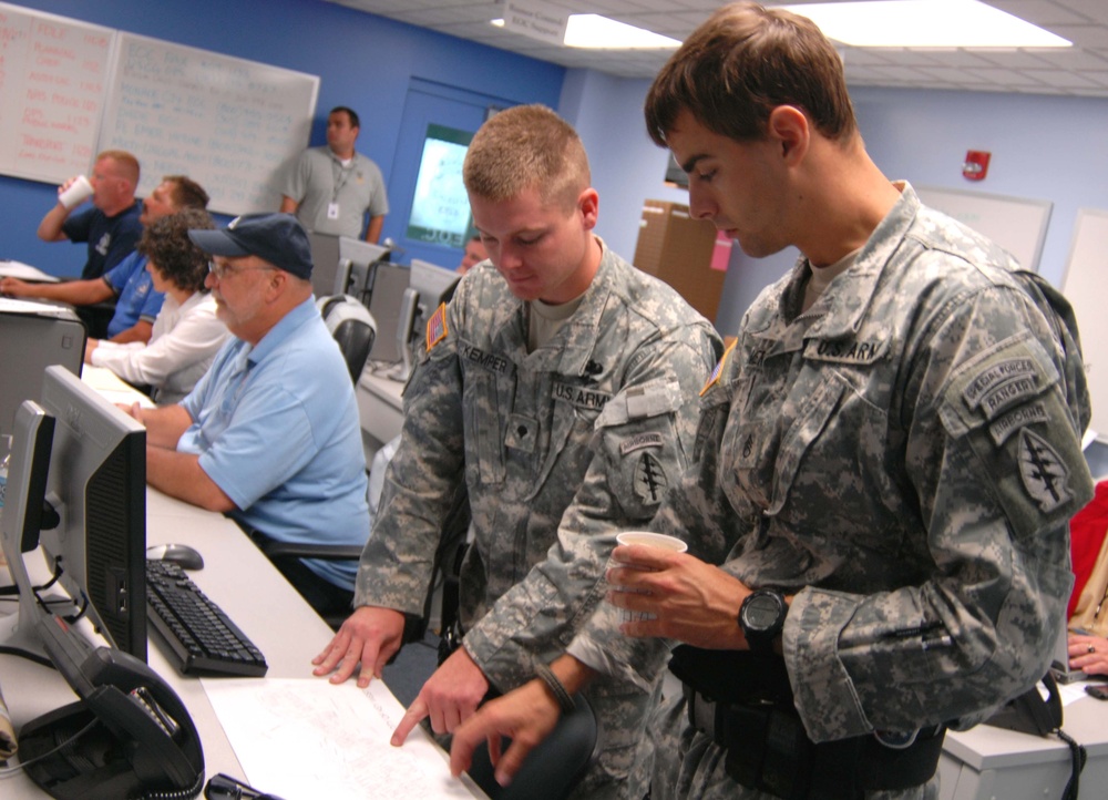 National Guard Soldiers Assess Hurricane Ike Damage in Key West