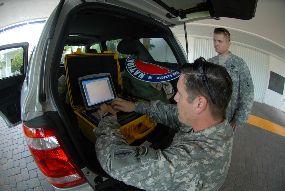Florida National Guard Prepares for Hurricane Ike in Key West