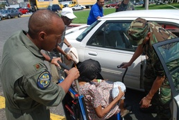 Louisiana Air National Guard Aids Special-Needs Resident Ahead of Hurricane Gustav