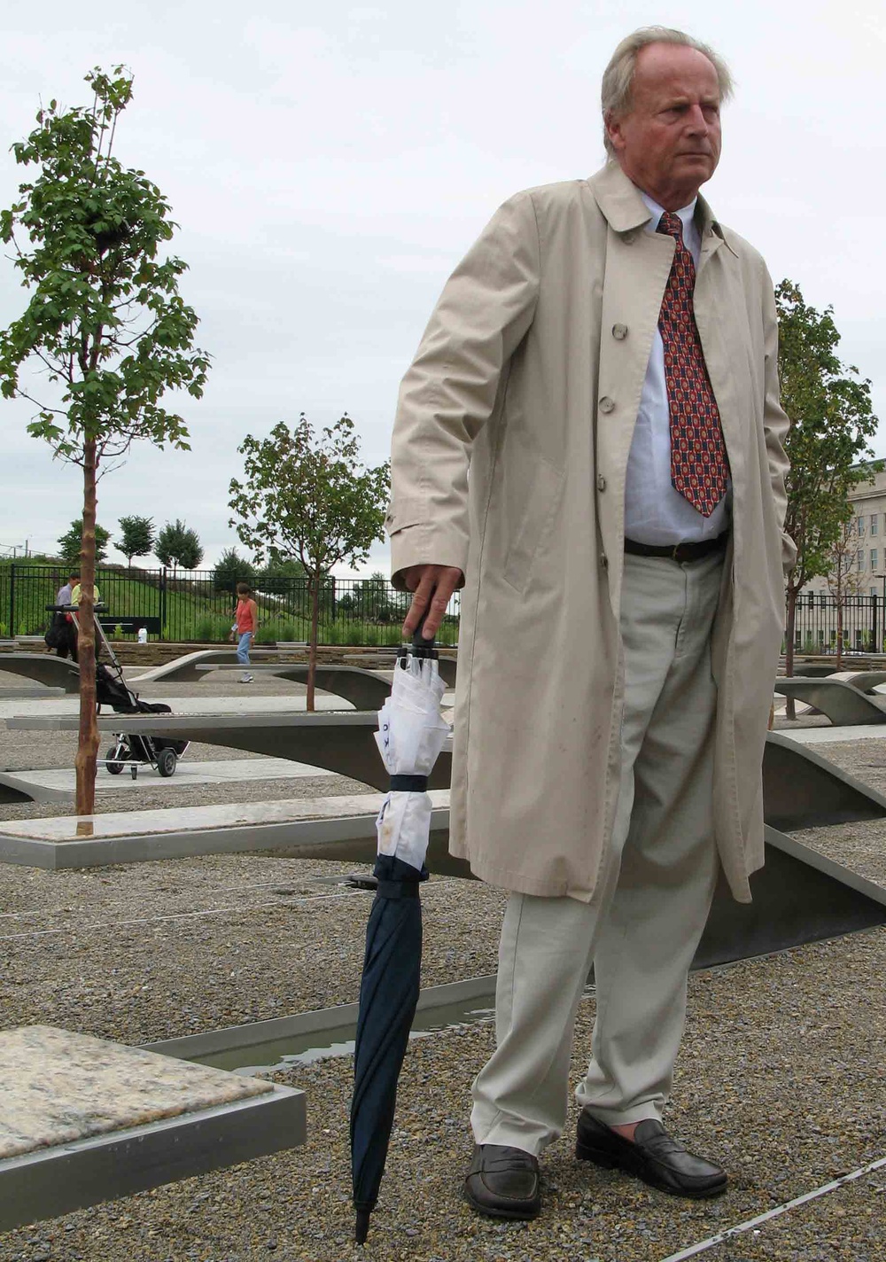 Widower Finds Solace at Pentagon Memorial