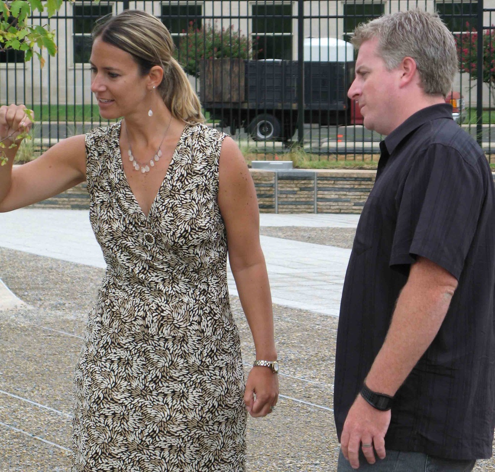 Architects of Pentagon Memorial Visit Completed Design