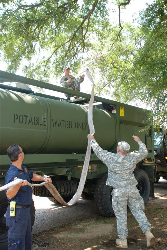 Louisiana National Guard Soldiers Assist in Colfax, La.