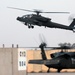 Apache Helicopters Fly Over Camp Taji as Mission Shifts in Iraq