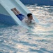 Iraqi Boy Enjoys Reopened Pool Complex in Northern Baghdad