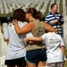 Emotional Farewell: Soldier's Sister Kisses Mother at Memorial Run
