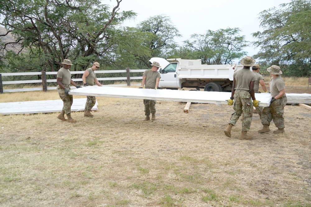 182nd Civil Engineer Squadron in Hawaii