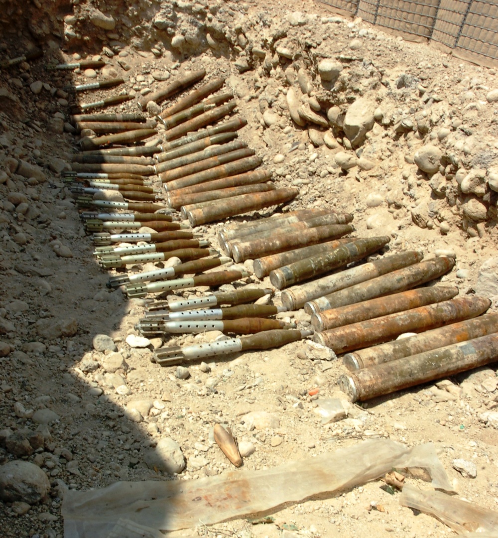 Weapons Cache Turned in at Afghan Forward Operating Base