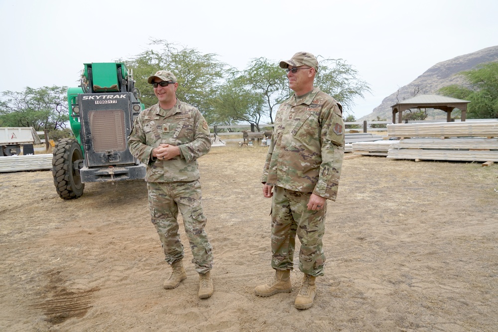 182nd Civil Engineer Squadron in Hawaii