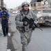 U.S. Soldier Leads Combined Patrol with Iraqi Police in Baghdad