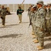 Army General Reenlists Soldiers at Forward Operating Base in Iraq