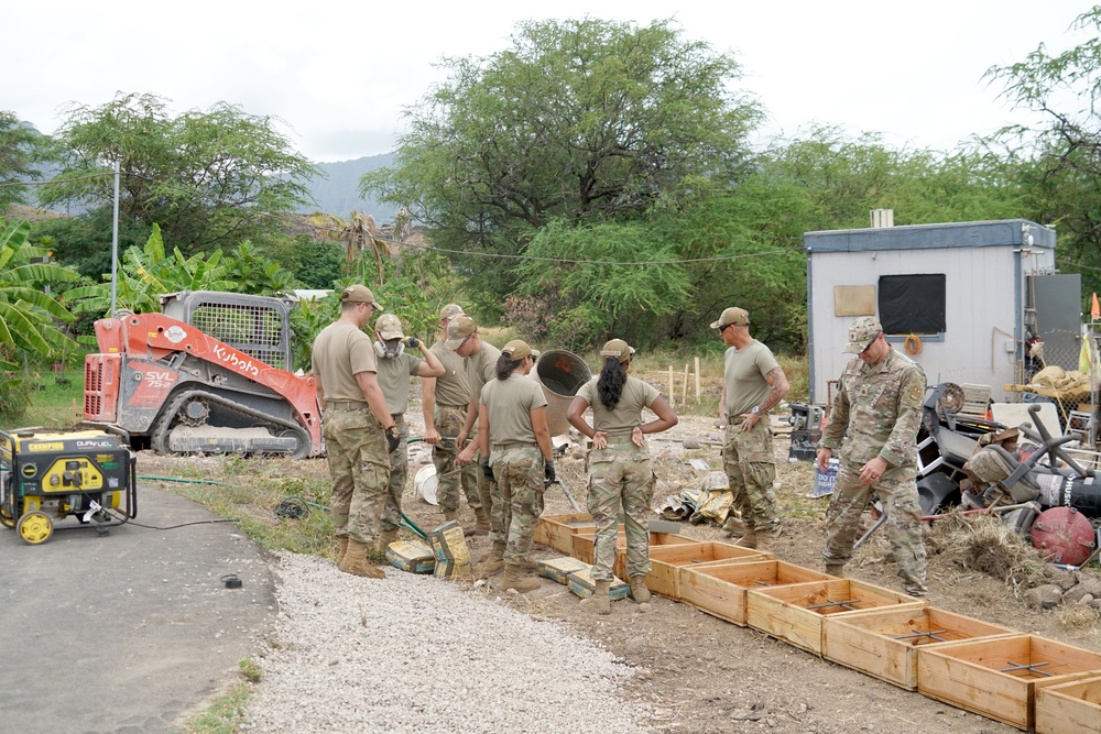 182nd Civil Engineer Squadron in Hawaii