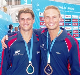 Olympian Dumais Brothers Compete at Different Games