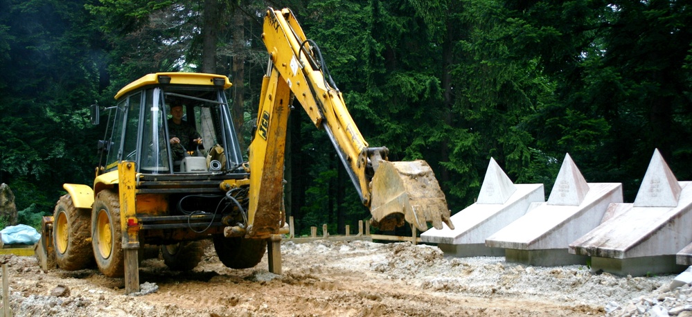 Bosnian and American Forces Restore Monument to Fallen Diplomats in Bosnia