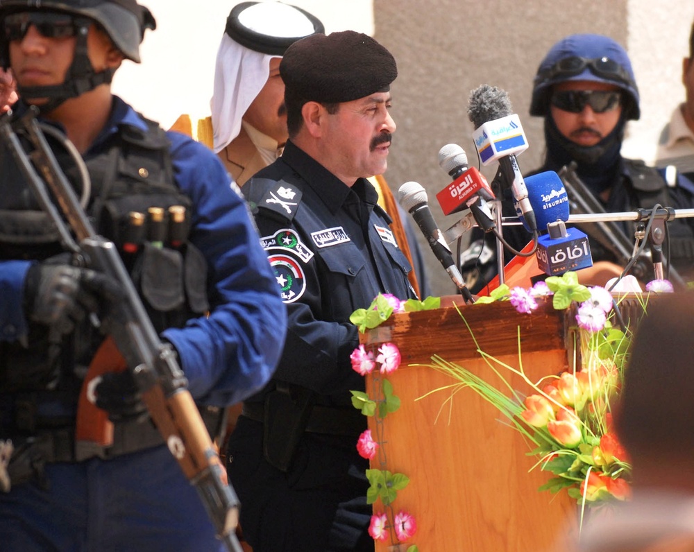 Iraqi Police Commander Inaugurates New Radwaniyah Police Station in Baghdad
