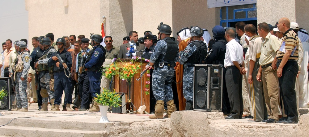 Iraqi Police Commander Inaugurates New Radwaniyah Police Station in Baghdad