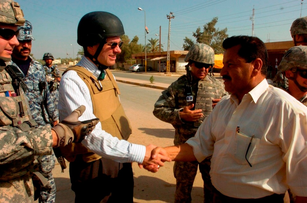 U.S. Advisor Meets with Iraqi Militia Leader in Jurf as Sahkr