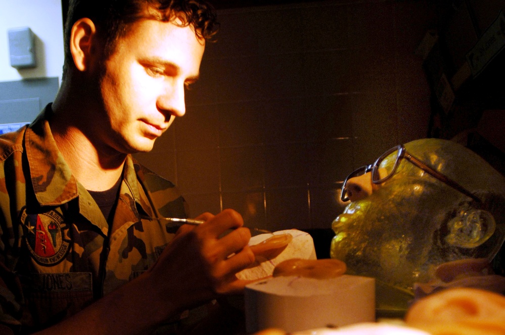 Air Force Technician Crafts Custom Ear Prosthetic for Patient